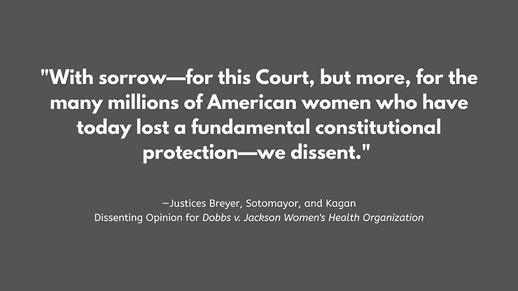 Dissenting Opinion