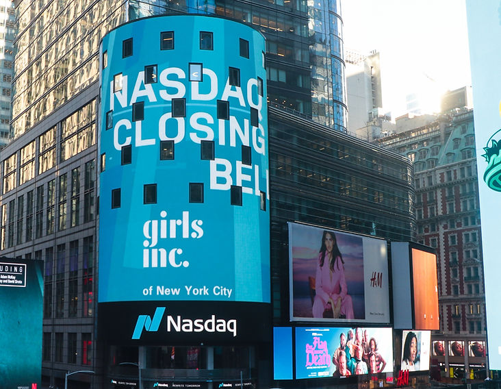 Girls Inc. of NYC rings NASDAQ closing bell
