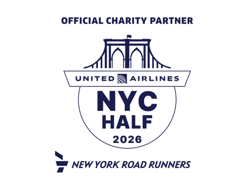 Official Charity Partner United Airlines NYC Half Marathon 2026 logo