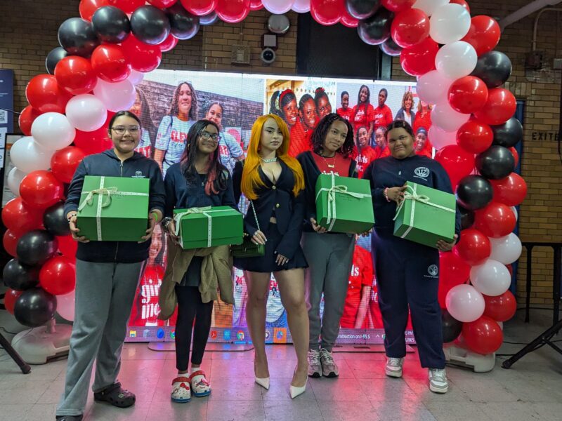 “Ice Spice Surprises Students at Bronx Wellness Summit with Kate Spade and Girls Inc.” on The Source